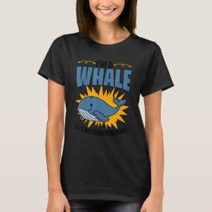 Whale Marine Mammal Animal Sea Life Marine Biologi T-Shirt