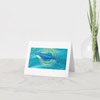Whale Medicine Folded Note Card