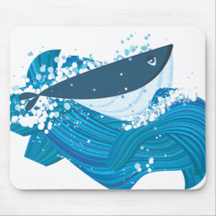 Whale Mouse Pad