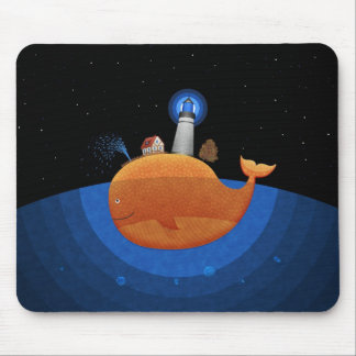 Whale (Night) Mouse Pad