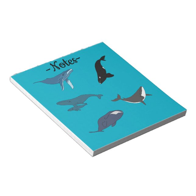 Whale Notepad (Angled)
