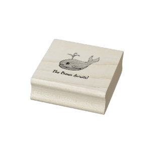 Whale Ocean Stamp