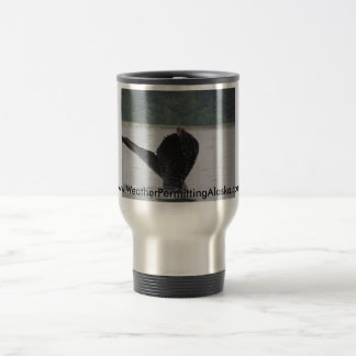 Whale of a tail travel mug