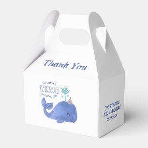 Whale Of A Time Cute Whale Favour Box