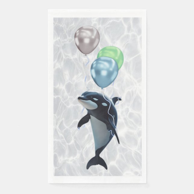 Whale of a Time Paper Napkins (Front)