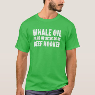 Whale Oil Beef Hooked St. Patrick's Day T-Shirt
