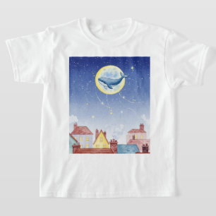Whale on the Moon T-Shirt