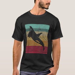 Whale Orca Retro Style Men Women Novelty Vintage F T-Shirt
