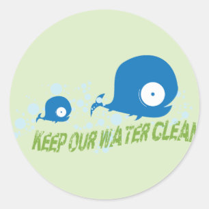 Whale Organic Planet Stickers