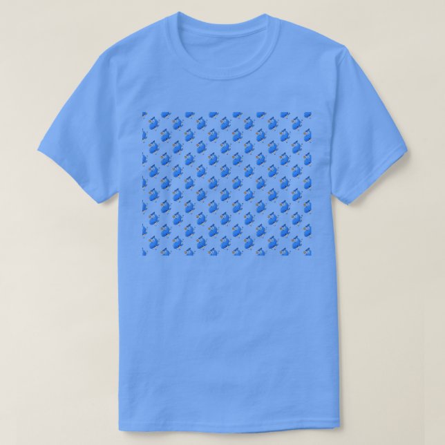 Whale Pattern T-Shirt (Design Front)