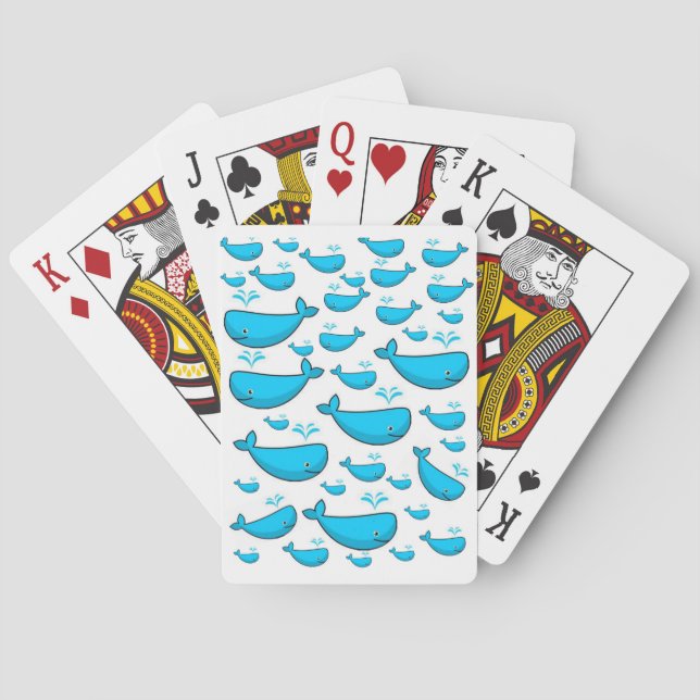 Whale Playing Card Deck (Back)
