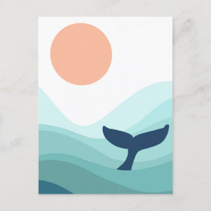 Whale Postcard