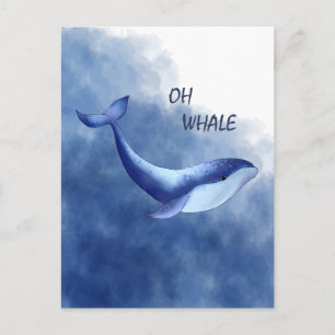  Whale Postcard