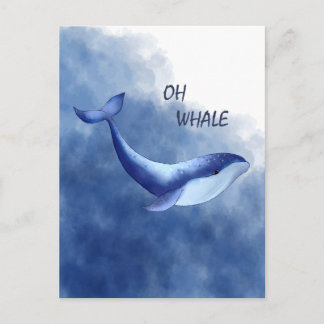  Whale Postcard