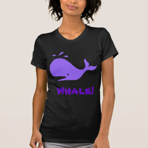 Whale! Purple. Customisable T-Shirt