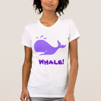 Whale! Purple. Customisable