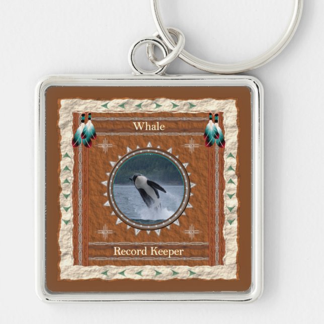 Whale Record Keeper Energy Key Ring (Front)