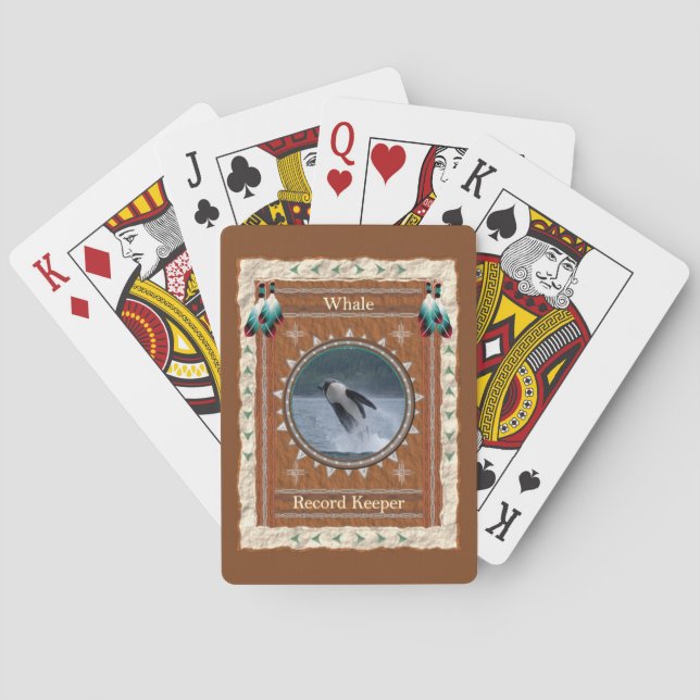 Whale Record Keeper Energy Playing Cards (Back)