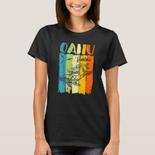 Whale Retro Oahu Hawaii Matching Best Friends Fami T-Shirt