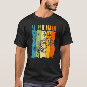 Whale Retro St Pete Beach Florida Matching Friends T-Shirt