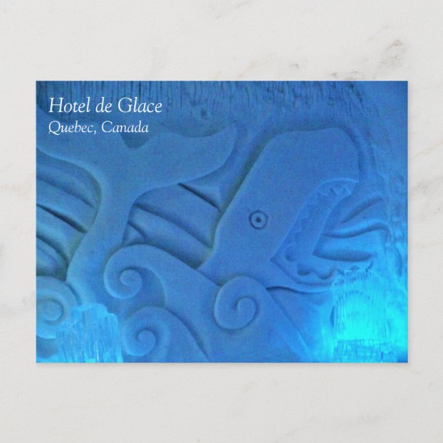 Whale Room at Hotel de Glace, Quebec, Canada Postcard (Front)