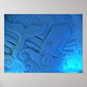 Whale Room at Hotel de Glace, Quebec, Canada Poster