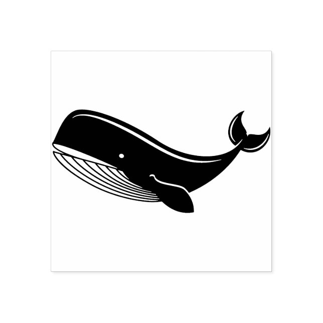 Whale Rubber Stamp  (Imprint)