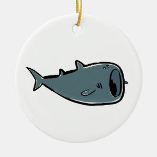whale shark ceramic tree decoration