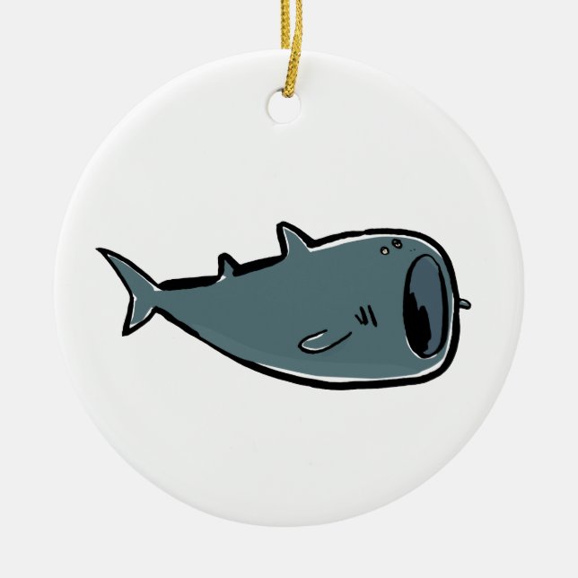 whale shark ceramic tree decoration (Front)
