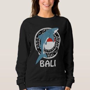 Whale Shark Dive Bali Flag of Indonesia Sweatshirt
