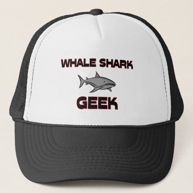 Whale Shark Geek Trucker Hat (Front)