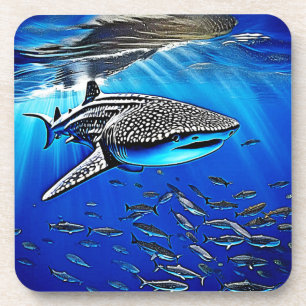 Whale Shark Majesty Design Coaster