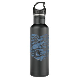 Whale Shark  Scuba Diving Snorkelling Tee  710 Ml Water Bottle
