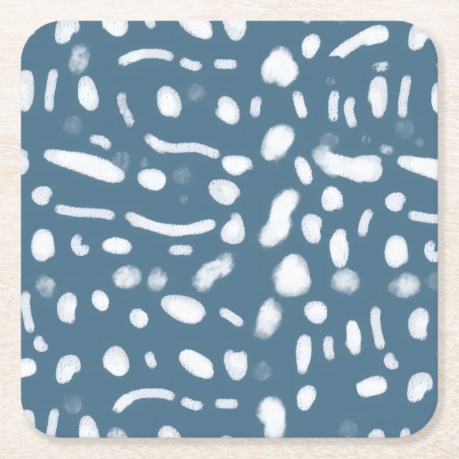 Whale Shark Square Paper Coaster (Front)