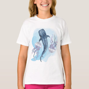 Whale Shark. Watercolor T-Shirt