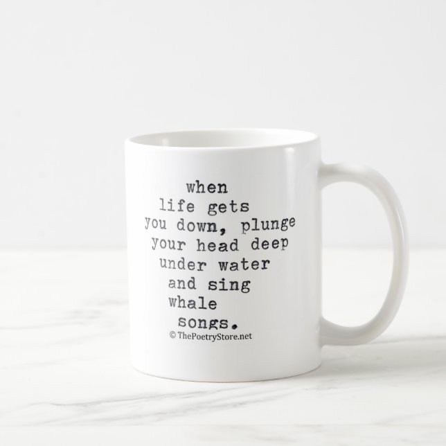 whale songs coffee mug (Right)