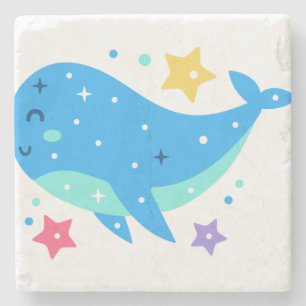 Whale Stone Coaster
