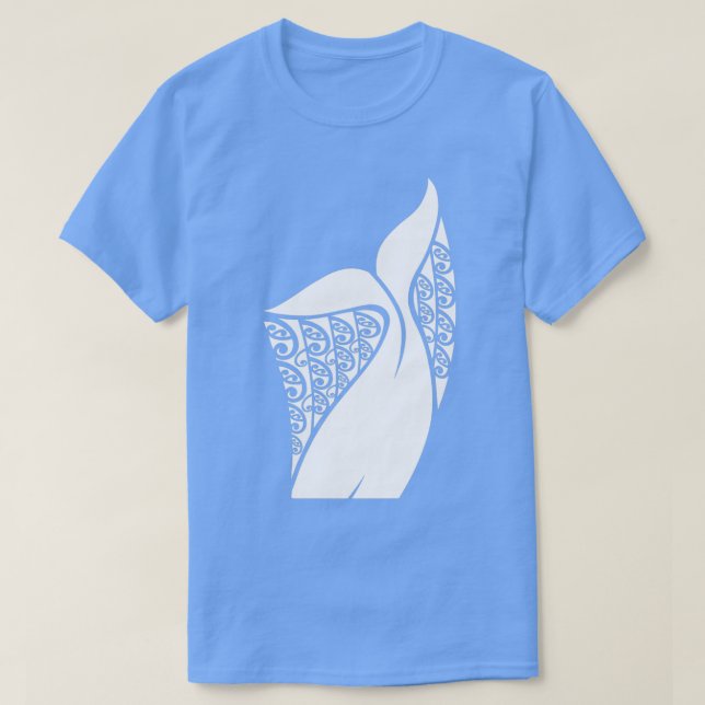 Whale Tail 14 T-Shirt (Design Front)