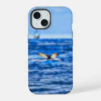 Whale Tail Nautical Ship Blue Ocean