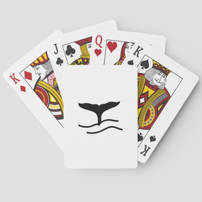 Whale Tail Playing Cards (Back)