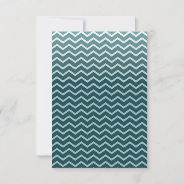 Whale Tail Wedding RSVP Card (Front)