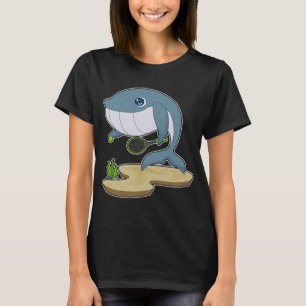 Whale Tennis Tennis racket Sports T-Shirt