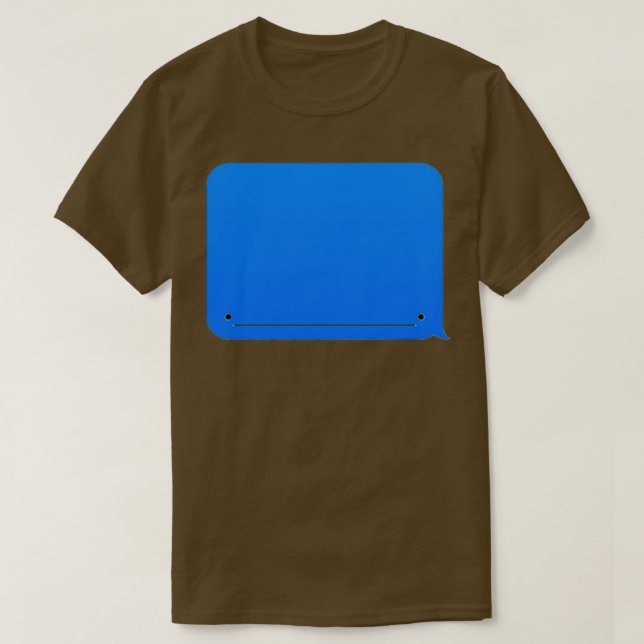 Whale Text Bubble T-Shirt (Design Front)