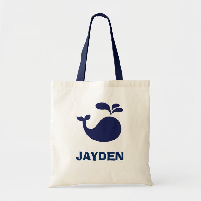 Whale Tote Bag (Front)