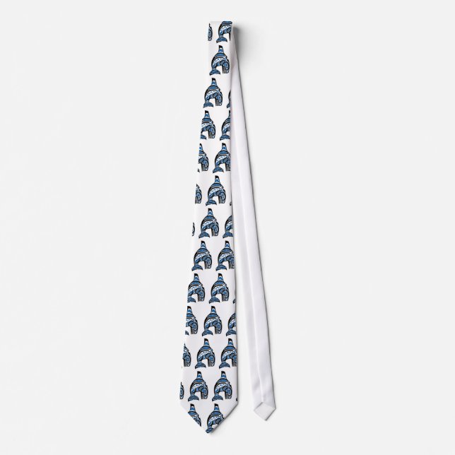 whale totem tie (Front)