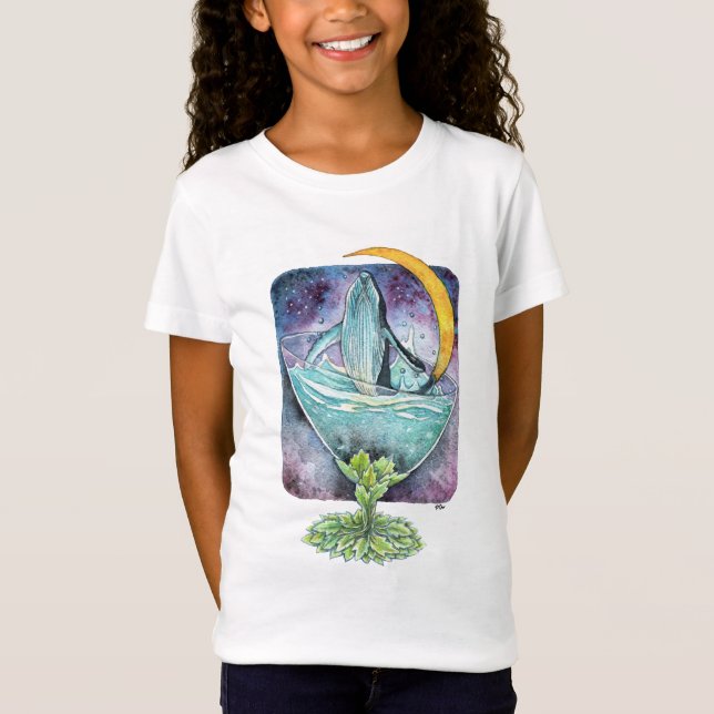 Whale Under The Moon T-Shirt (Front)