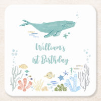 Whale Under The Sea 1st Birthday