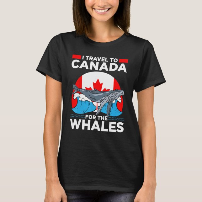 Whale Watching For Nature Enthusiast Wildlife  Tou T-Shirt (Front)
