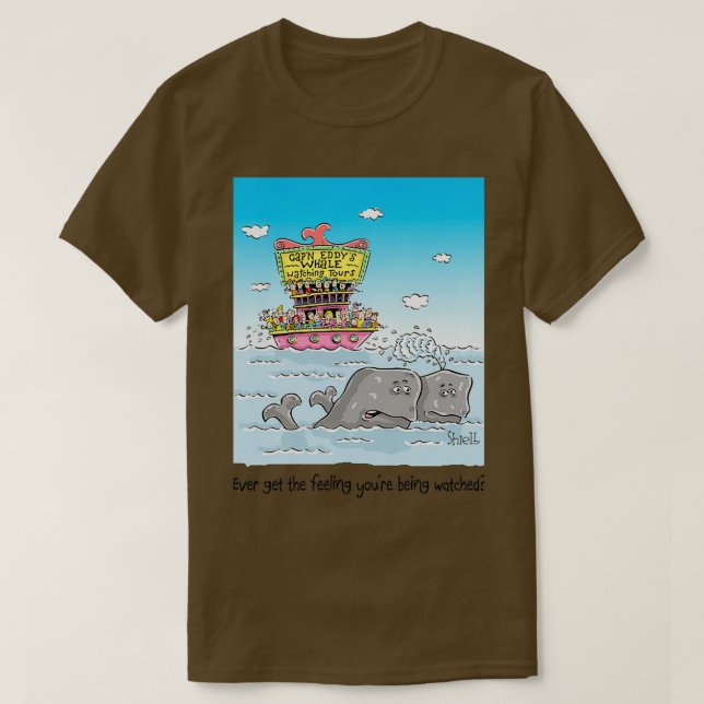 Whale Watching tours T-Shirt (Design Front)