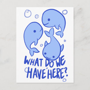 Whale Whale Whale What Do We Have Here Postcard